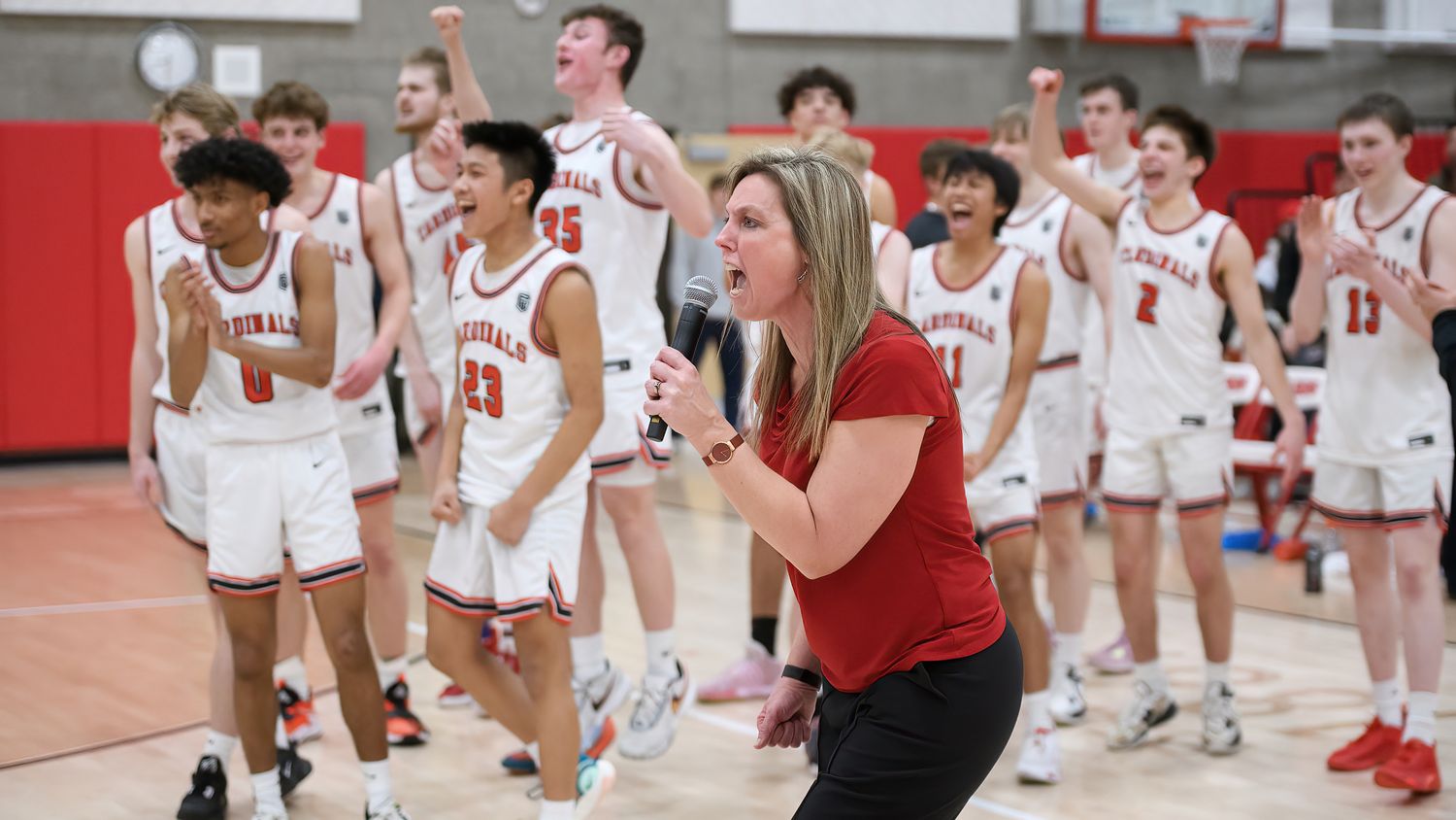 1 Lincoln vs Cleveland boys basketball 6A Oregon second round March 4 2023 Ken Waz 77